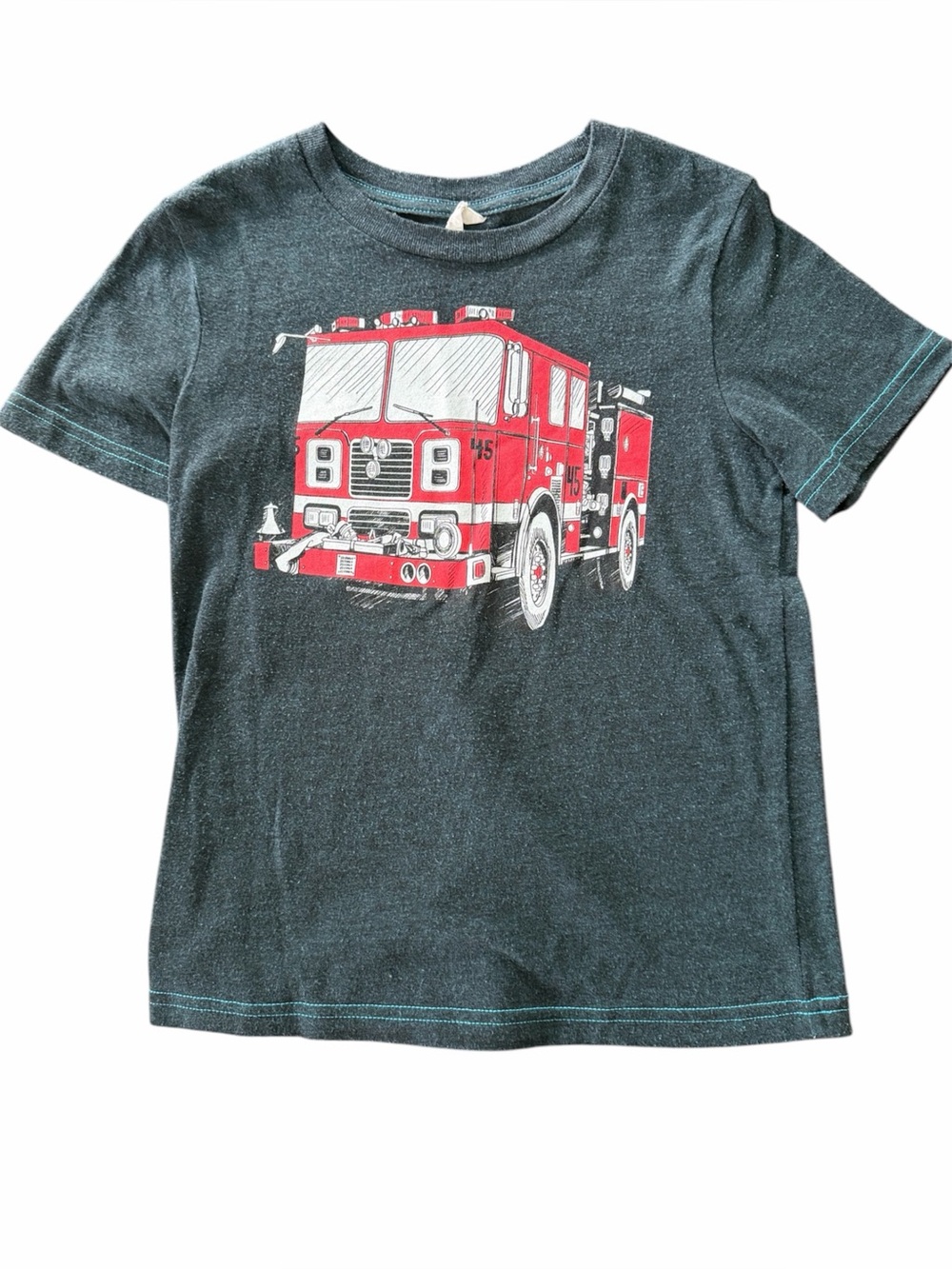 Fire Truck Graphic Tee Boys Size 5